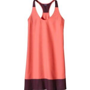 Patagonia Seahurst Coral/Plum racerback dress size 4